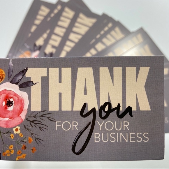 30pcs Thank You Cards. Small Business Cards. Shipping Supplies Product Packaging - Picture 3 of 5